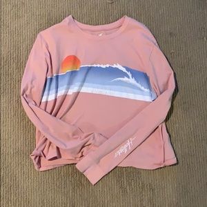 beachy cropped shirt